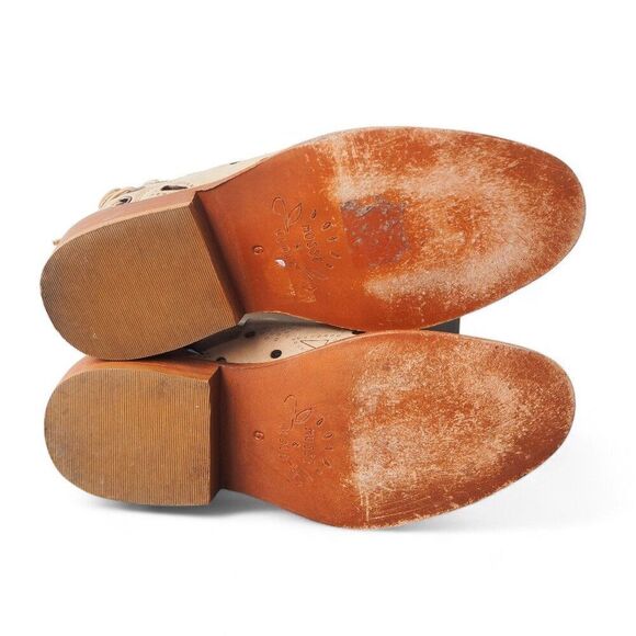 Musse & Cloud Coolise Laser Cut Leather Ankle Booties Women's 6/37 - Picture 8 of 11